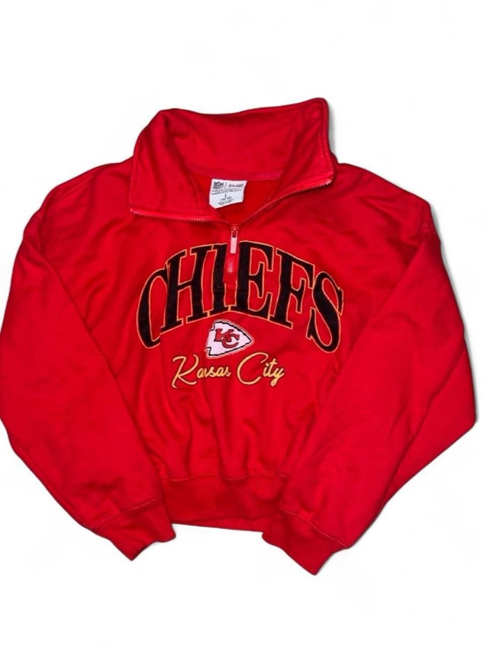 NFL Red Chiefs Quarter-Zip Pullover Sweater